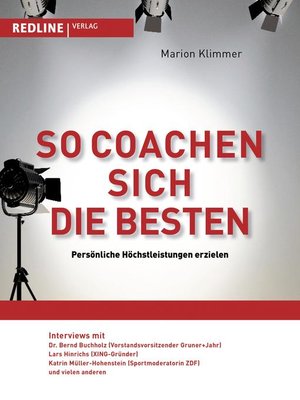 cover image of So coachen sich die Besten